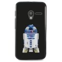 TPU1PIXI340ROBOT - Coque Souple en gel noir pour Orange Rise-30 avec impression Motifs robot