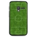 TPU1PIXI340TERRAINFOOT - Coque Souple en gel noir pour Orange Rise-30 avec impression Motifs terrain de football