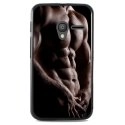 TPU1PIXI340TORSE - Coque Souple en gel noir pour Orange Rise-30 avec impression Motifs torse d'un homme musclé