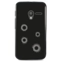 TPU1PIXI340TROUBALLE - Coque Souple en gel noir pour Orange Rise-30 avec impression Motifs impacts de balles