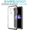 VRS-BUMPERV30 - Coque Bumper VRS pour LG V30 dos transparent et contour noir