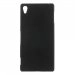 CASYNOIRXPZ3PLUS - Coque rigide Noire pour Sony Xperia Z3-Plus aspect mat toucher rubber gomme