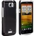 CMBARE-ONEX-ALNO - Coque Case-mate Barely Aluminium noir HTC One X
