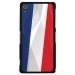 CPRN1Z3PLUSDRAPFRANCE - Coque rigide noire pour Sony Xperia Z3-Plus avec impression Motif drapeau de la France