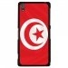 CPRN1Z3PLUSDRAPTUNISIE - Coque rigide noire pour Sony Xperia Z3-Plus avec impression Motif drapeau de la Tunisie