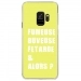 CRYSGALAXYS9FUMEUSEJAUNE - Coque rigide transparente pour Samsung Galaxy S9 avec impression Motifs fumeuse et alors jaune