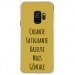 CRYSGALAXYS9GENIALEOR - Coque rigide transparente pour Samsung Galaxy S9 avec impression Motifs Chiante mais Géniale or