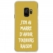 CRYSGALAXYS9RAISONOR - Coque rigide transparente pour Samsung Galaxy S9 avec impression Motifs marre d'avoir raison or