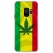 CRYSGALAXYS9RASTA - Coque rigide transparente pour Samsung Galaxy S9 avec impression Motifs rasta