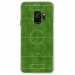 CRYSGALAXYS9TERRAINFOOT - Coque rigide transparente pour Samsung Galaxy S9 avec impression Motifs terrain de football