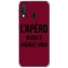 TPU0A40APEROBORDEAU - Coque souple pour Samsung Galaxy A40 avec impression Motifs l'apéro recrute bordeau