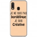 TPU0A40BORDELIQUEBEIGE - Coque souple pour Samsung Galaxy A40 avec impression Motifs Je ne suis pas bordélique beige