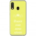 TPU0A40BOUDERJAUNE - Coque souple pour Samsung Galaxy A40 avec impression Motifs Bouder pour mieux Régner jaune