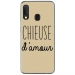 TPU0A40CHIEUSETAUPE - Coque souple pour Samsung Galaxy A40 avec impression Motifs Chieuse d'Amour taupe