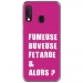 TPU0A40FUMEUSEFUSHIA - Coque souple pour Samsung Galaxy A40 avec impression Motifs fumeuse et alors fushia