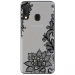 TPU0A40LACENOIR - Coque souple pour Samsung Galaxy A40 avec impression Motifs Lace noir