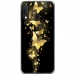 TPU0A40PAPILLONSDORES - Coque souple pour Samsung Galaxy A40 avec impression Motifs papillons dorés