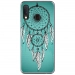 TPU0A40REVEBLEU - Coque souple pour Samsung Galaxy A40 avec impression Motifs attrape rêve sur fond bleu