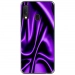 TPU0A40SOIEMAUVE - Coque souple pour Samsung Galaxy A40 avec impression Motifs soie drapée mauve