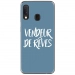 TPU0A40VENDREVEBLEU - Coque souple pour Samsung Galaxy A40 avec impression Motifs vendeur de rêves bleu