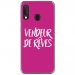 TPU0A40VENDREVEFUSHIA - Coque souple pour Samsung Galaxy A40 avec impression Motifs vendeur de rêves fushia