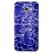 TPU0A52017ARABESQUEBLEU - Coque souple pour Samsung Galaxy A5-2017 SM-A520F avec impression Motifs arabesque bleu