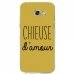 TPU0A52017CHIEUSEOR - Coque souple pour Samsung Galaxy A5-2017 SM-A520F avec impression Motifs Chieuse d'Amour or