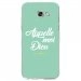 TPU0A52017DIEUTURQUOISE - Coque souple pour Samsung Galaxy A5-2017 SM-A520F avec impression Motifs Appelle moi Dieu turquoise