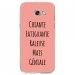 TPU0A52017GENIALEROSE - Coque souple pour Samsung Galaxy A5-2017 SM-A520F avec impression Motifs Chiante mais Géniale rose