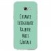 TPU0A52017GENIALETURQUOISE - Coque souple pour Samsung Galaxy A5-2017 SM-A520F avec impression Motifs Chiante mais Géniale turqu