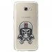 TPU0A52017SKULLCASQUE - Coque souple pour Samsung Galaxy A5-2017 SM-A520F avec impression Motifs tête de mort avec un casqu