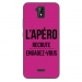 TPU0ALTICES51APEROFUSHIA - Coque souple pour Altice S51 avec impression Motifs l'apéro recrute fushia