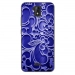 TPU0ALTICES51ARABESQUEBLEU - Coque souple pour Altice S51 avec impression Motifs arabesque bleu