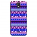 TPU0ALTICES51AZTEQUEBLEUVIO - Coque souple pour Altice S51 avec impression Motifs aztèque bleu et violet