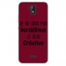 TPU0ALTICES51BORDELIQUEBORDEA - Coque souple pour Altice S51 avec impression Motifs Je ne suis pas bordélique bordeau