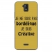 TPU0ALTICES51BORDELIQUEOR - Coque souple pour Altice S51 avec impression Motifs Je ne suis pas bordélique or