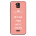 TPU0ALTICES51BOUDERROSE - Coque souple pour Altice S51 avec impression Motifs Bouder pour mieux Régner rose