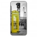 TPU0ALTICES51CABINEUKJAUNE - Coque souple pour Altice S51 avec impression Motifs cabine téléphonique UK jaune