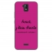 TPU0ALTICES51CHIANTEFUSHIA - Coque souple pour Altice S51 avec impression Motifs Avant, j'étais chiante fushia