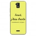 TPU0ALTICES51CHIANTEJAUNE - Coque souple pour Altice S51 avec impression Motifs Avant, j'étais chiante jaune