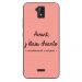 TPU0ALTICES51CHIANTEROSE - Coque souple pour Altice S51 avec impression Motifs Avant, j'étais chiante rose