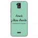 TPU0ALTICES51CHIANTETURQUOISE - Coque souple pour Altice S51 avec impression Motifs Avant, j'étais chiante turquoise