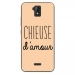 TPU0ALTICES51CHIEUSEBEIGE - Coque souple pour Altice S51 avec impression Motifs Chieuse d'Amour beige