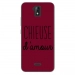 TPU0ALTICES51CHIEUSEBORDEAU - Coque souple pour Altice S51 avec impression Motifs Chieuse d'Amour bordeau