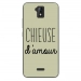 TPU0ALTICES51CHIEUSEVERT - Coque souple pour Altice S51 avec impression Motifs Chieuse d'Amour vert