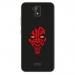 TPU0ALTICES51DARKROUGE - Coque souple pour Altice S51 avec impression Motifs Dark rouge