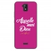 TPU0ALTICES51DIEUFUSHIA - Coque souple pour Altice S51 avec impression Motifs Appelle moi Dieu fushia