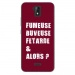 TPU0ALTICES51FUMEUSEBORDEAU - Coque souple pour Altice S51 avec impression Motifs fumeuse et alors bordeau