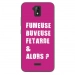 TPU0ALTICES51FUMEUSEFUSHIA - Coque souple pour Altice S51 avec impression Motifs fumeuse et alors fushia