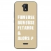 TPU0ALTICES51FUMEUSETAUPE - Coque souple pour Altice S51 avec impression Motifs fumeuse et alors taupe